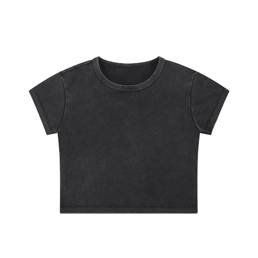 Snow Washed Crop Top