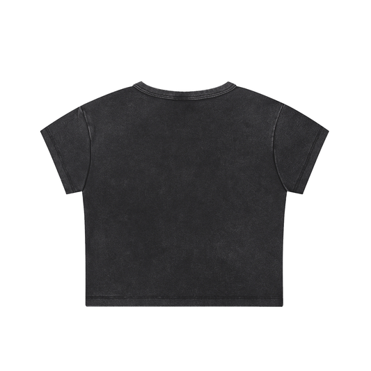 Snow Washed Crop Top